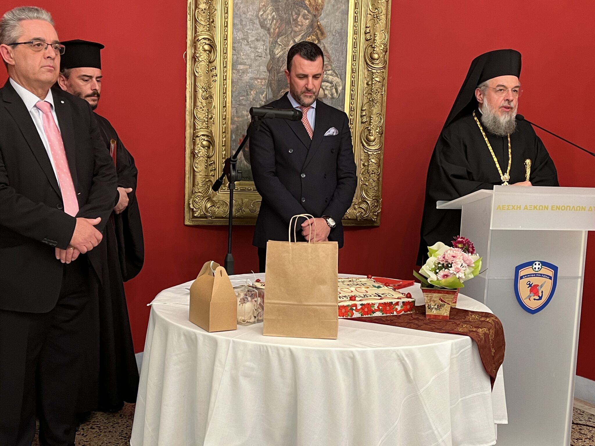 Ο Μητροπολίτης Γόρτυνος και Μεγαλοπόλεως χαιρέτησε την πίτα της Παγγορτυνιακής Ένωσης στην Αθήνα